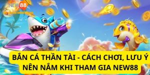 Bắn cá thần tài - Cách chơi, lưu ý nên nắm khi tham gia NEW88