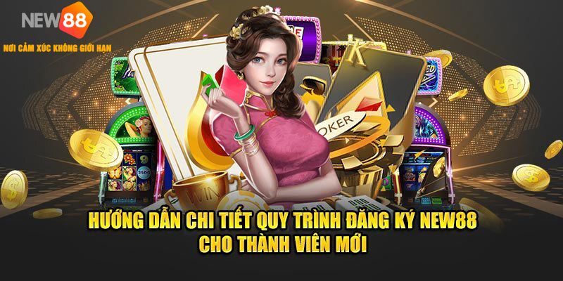 Chi tiết quy trình đăng ký tài khoản NEW88